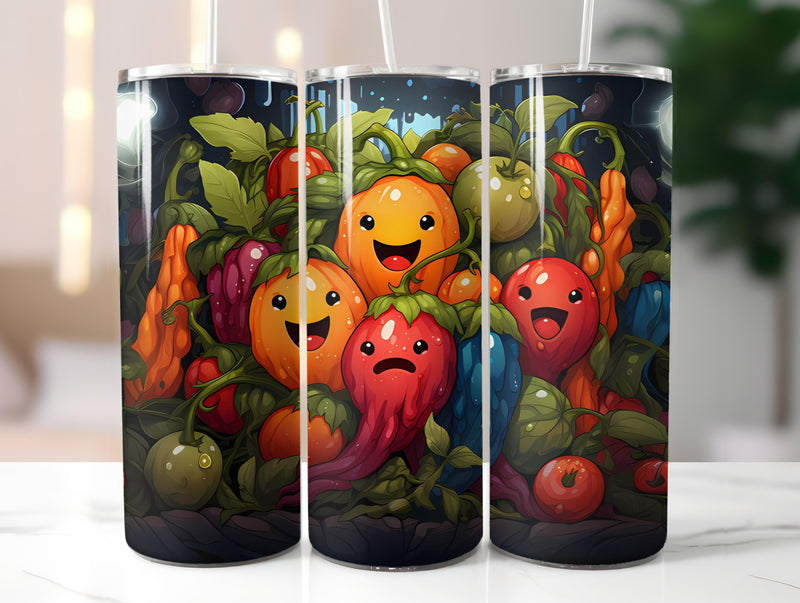 Kawaii Vegetables 5 Tumbler Wrap - CraftNest