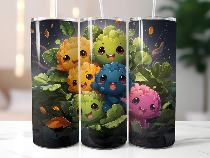 Kawaii Vegetables 5 Tumbler Wrap - CraftNest