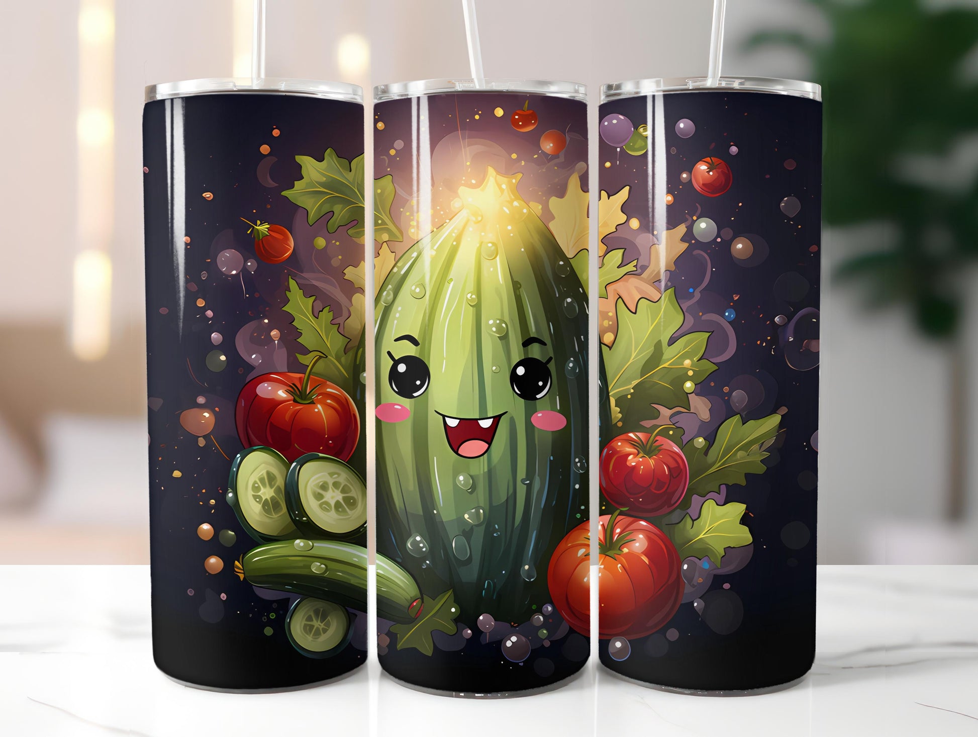 Kawaii Vegetables 2 Tumbler Wrap - CraftNest