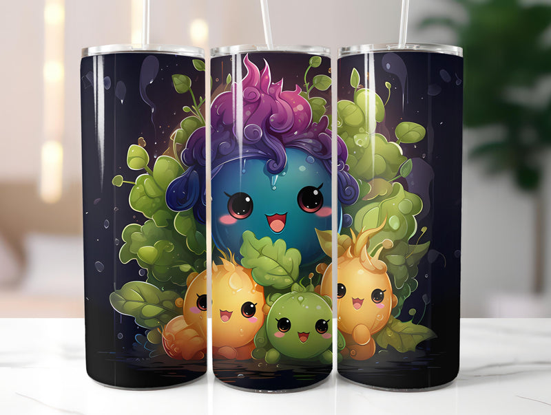 Kawaii Vegetables 2 Tumbler Wrap - CraftNest