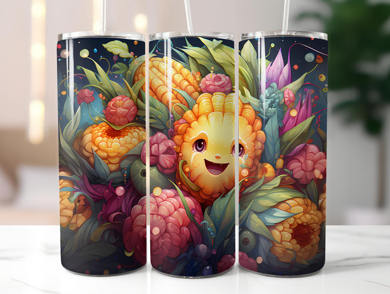 Kawaii Vegetables 2 Tumbler Wrap - CraftNest