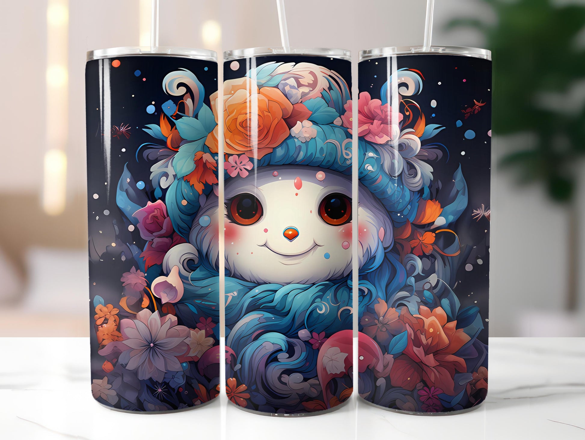 Kawaii Winter 1 Tumbler Wrap - CraftNest