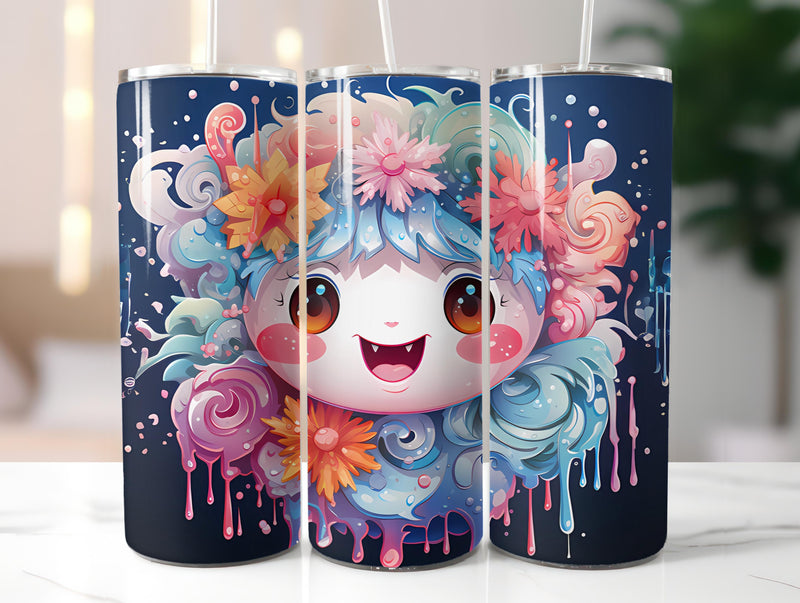 Kawaii Winter 1 Tumbler Wrap - CraftNest