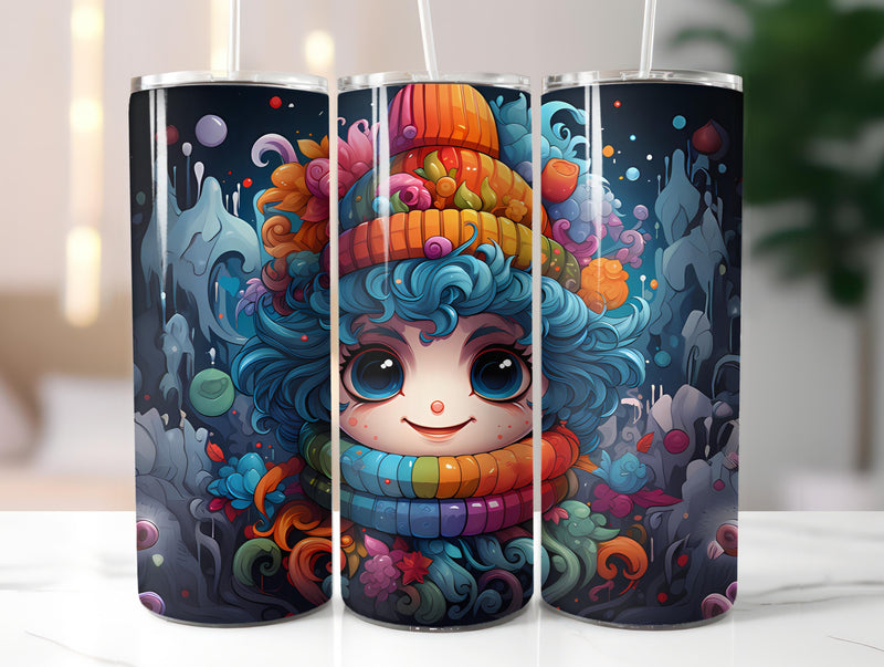 Kawaii Winter 1 Tumbler Wrap - CraftNest