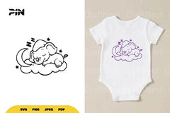 Kawaii Cute Elephant SVG Bundle - CraftNest - Digital Crafting and Art