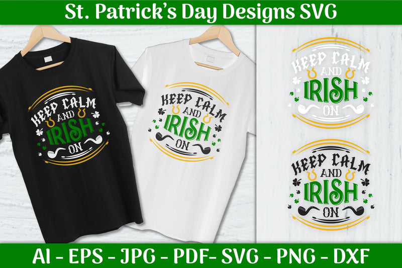 Keep Calm Irish St Patrick's Day SVG Bundle - CraftNest - Digital Crafting and Art