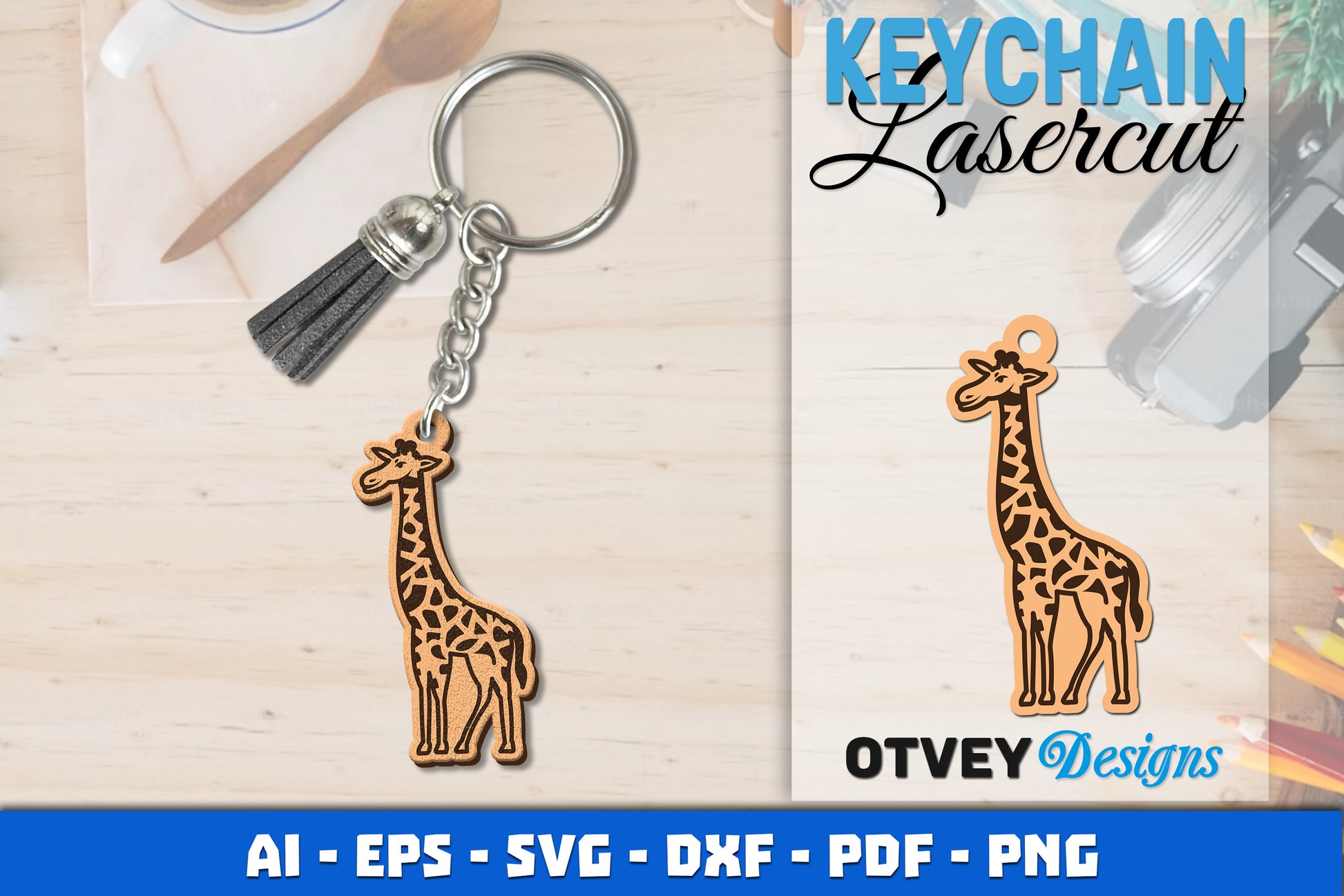 Keychain Animals Lasercut SVG Bundle - CraftNest - Digital Crafting and Art