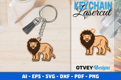 Keychain Animal Lasercut SVG Bundle - CraftNest - Digital Crafting and Art