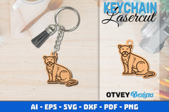 Keychain Animals Lasercut SVG Bundle 2 - CraftNest - Digital Crafting and Art