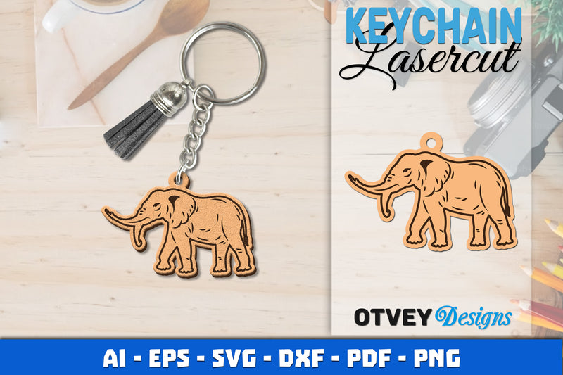 Keychain Animals Lasercut SVG Bundle 3 - CraftNest - Digital Crafting and Art