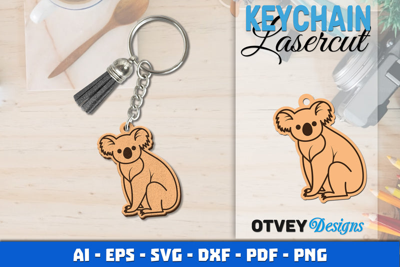Keychain Animals Lasercut SVG Bundle 9 - CraftNest - Digital Crafting and Art