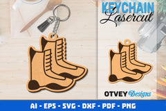 Keychain Diving Lasercut SVG Bundle 5 - CraftNest - Digital Crafting and Art