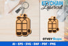 Keychain Diving Lasercut SVG Bundle