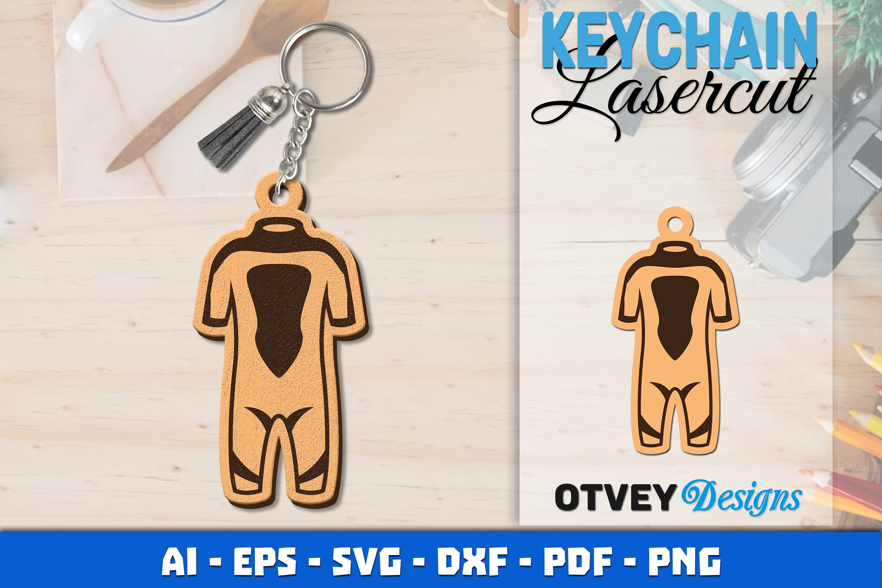 Keychain Diving Lasercut SVG Bundle 8 - CraftNest - Digital Crafting and Art