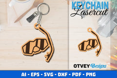 Keychain Diving Lasercut SVG Bundle 10 - CraftNest - Digital Crafting and Art