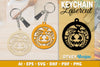 Keychain Halloween Lasercut SVG Bundle