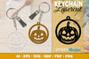 Keychain Halloween Lasercut SVG Bundle