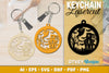 Keychain Halloween Lasercut SVG Bundle