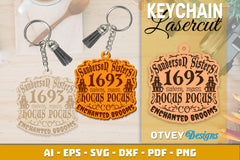 Keychain Halloween Lasercut SVG Bundle 200 - CraftNest - Digital Crafting and Art