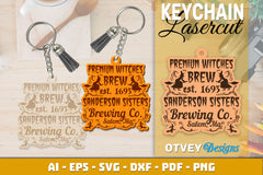 Keychain Halloween Lasercut SVG Bundle 203 - CraftNest - Digital Crafting and Art