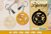 Keychain Halloween Lasercut SVG Bundle