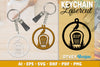 Keychain Halloween Lasercut SVG Bundle