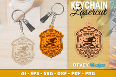 Keychain Halloween Lasercut SVG Bundle 209 - CraftNest - Digital Crafting and Art