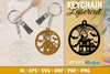 Keychain Halloween Lasercut SVG Bundle