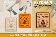 Keychain Halloween Lasercut SVG Bundle 216 - CraftNest - Digital Crafting and Art