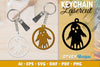 Keychain Halloween Lasercut SVG Bundle
