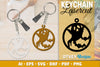 Keychain Halloween Lasercut SVG Bundle