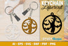 Keychain Halloween Lasercut SVG Bundle