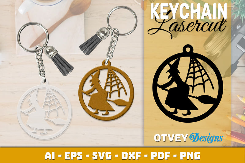 Keychain Halloween Lasercut SVG Bundle 182 - CraftNest - Digital Crafting and Art