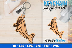 Keychain Sea Animals Lasercut SVG Bundle 211 - CraftNest - Digital Crafting and Art