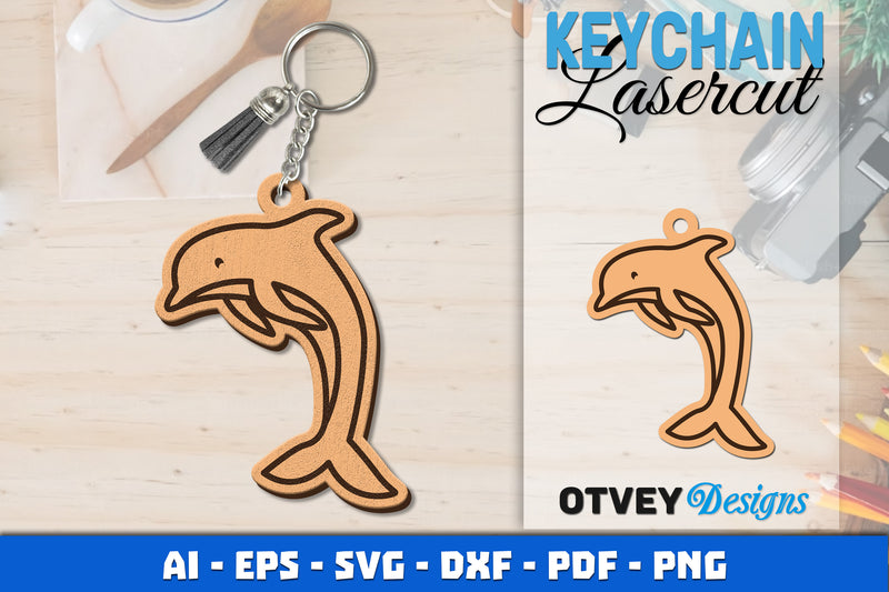 Keychain Sea Animals Lasercut SVG Bundle 311 - CraftNest - Digital Crafting and Art