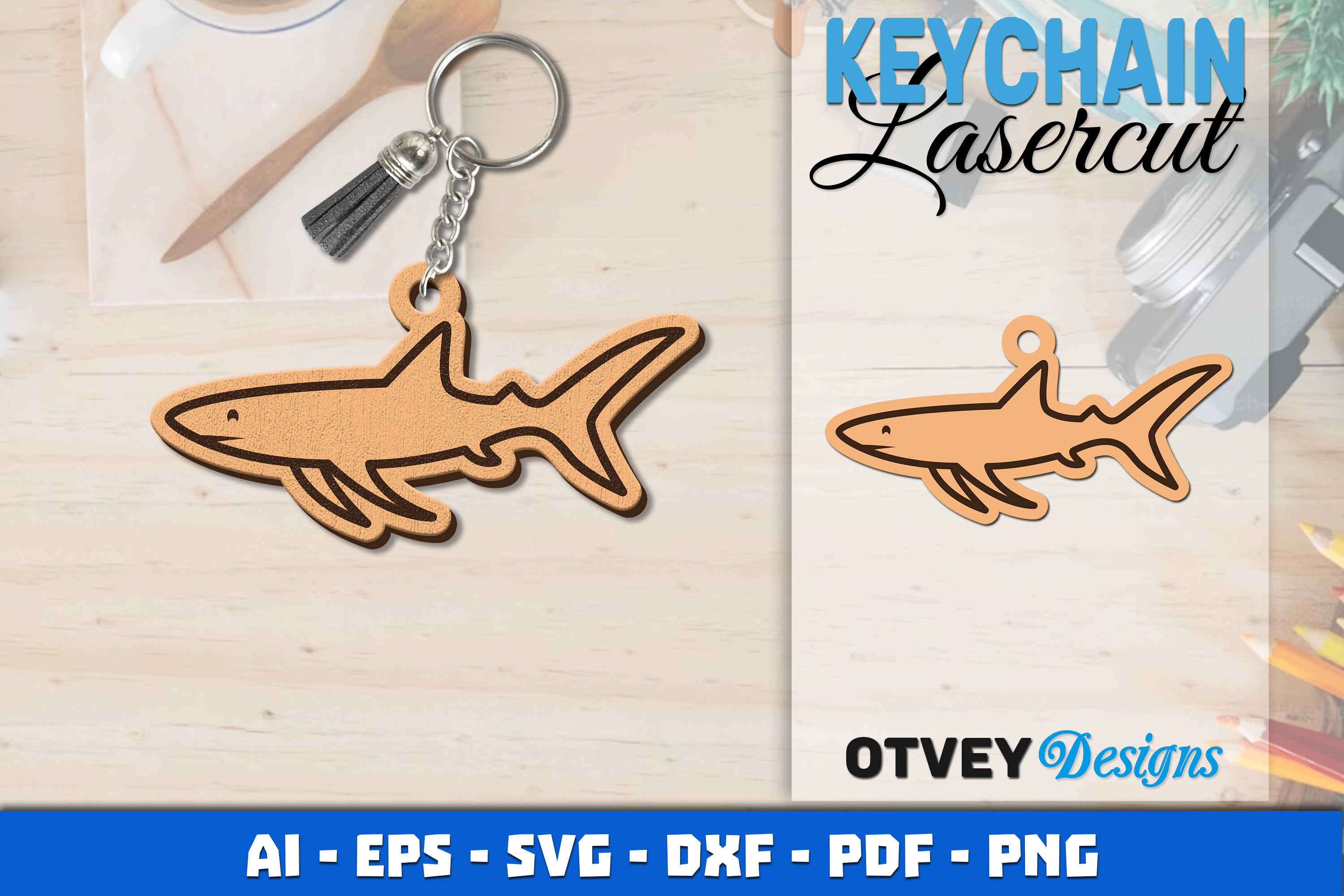 Keychain Sea Animals Lasercut SVG Bundle 411 - CraftNest - Digital Crafting and Art