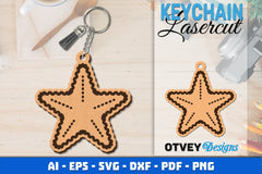 Keychain Sea Animals Lasercut SVG Bundle 1011 - CraftNest - Digital Crafting and Art