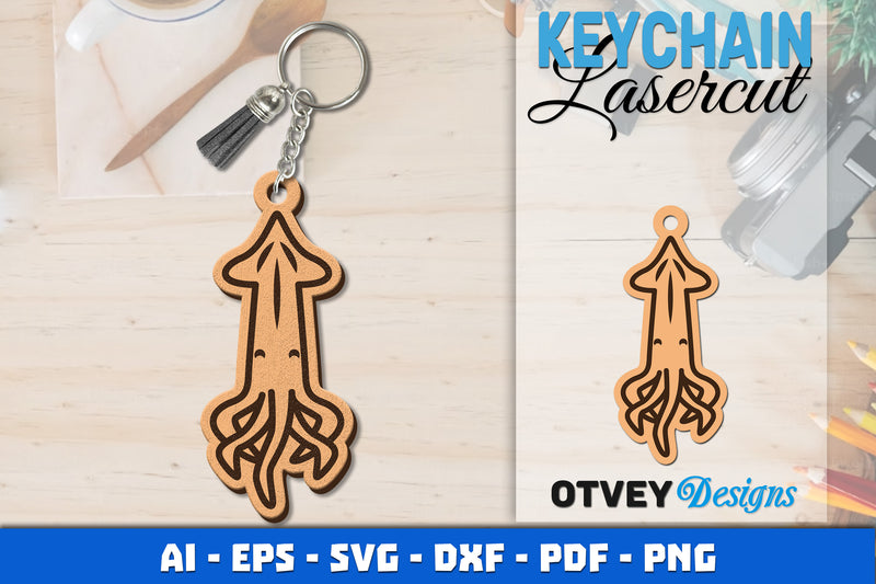 Keychain Sea Animals Lasercut SVG Bundle 1111 - CraftNest - Digital Crafting and Art