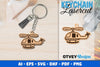 Keychain Transport Lasercut SVG Bundle