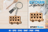 Keychain Transport Lasercut SVG Bundle