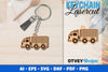 Keychain Transport Lasercut SVG Bundle