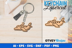 Keychain Transport Lasercut SVG Bundle 8 - CraftNest - Digital Crafting and Art