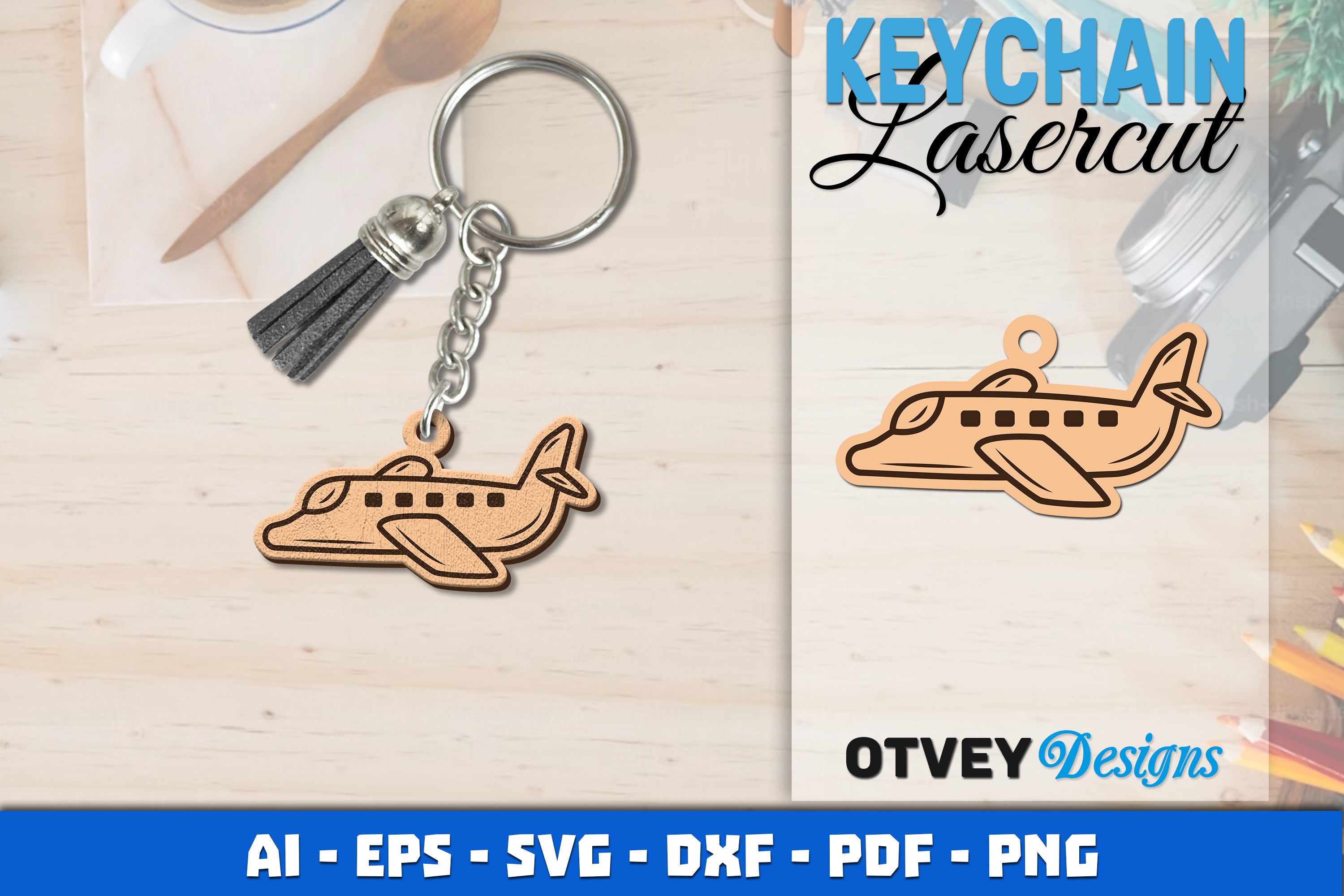 Keychain Transport Lasercut SVG Bundle 8 - CraftNest - Digital Crafting and Art