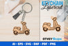 Keychain Transport Lasercut SVG Bundle
