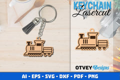 Keychain Transport Lasercut SVG Bundle 11 - CraftNest - Digital Crafting and Art