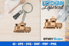 Keychain Transport Lasercut SVG Bundle