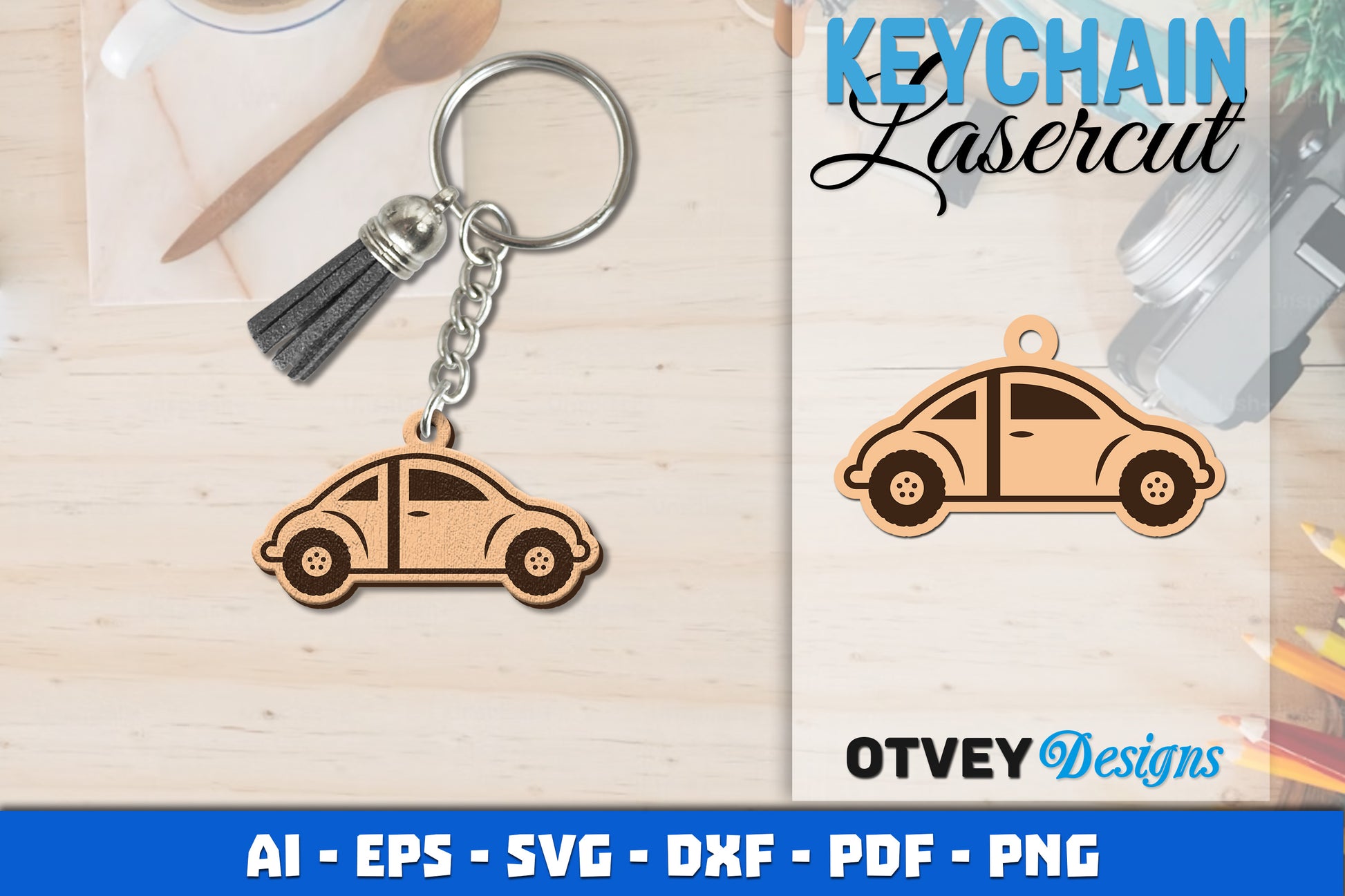 Keychain Transport Lasercut SVG Bundle 12 - CraftNest - Digital Crafting and Art