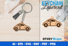 Keychain Transport Lasercut SVG Bundle