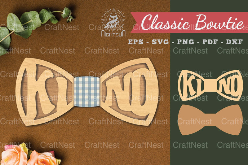 Laser Cut Bowtie SVG Bundle - CraftNest - Digital Crafting and Art