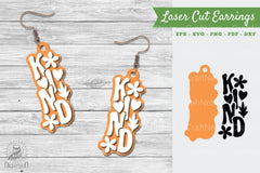 Kind Laser Cut Earrings SVG Bundle - CraftNest - Digital Crafting and Art